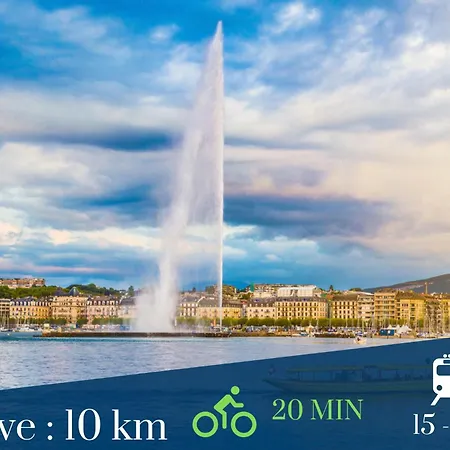 Homey La Coloc Brillant - Colocation De Gamme De 3 Uniques Et Privées / Proche Centre-ville Et Transports En Commun / Balcons / Wifi Gratuit Affittacamere Annemasse