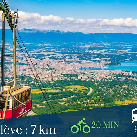 Affittacamere Homey La Coloc Brillant - Colocation De Gamme De 3 Uniques Et Privées / Proche Centre-ville Et Transports En Commun / Balcons / Wifi Gratuit Annemasse